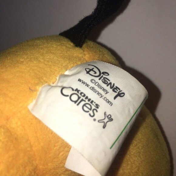 Disney Pluto 14" Plush Stuffed Animal Yellow Classic Character Kohl's Cares Toy - Picture 3 of 5